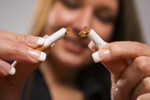 Não posso deixar de fumar como lançar