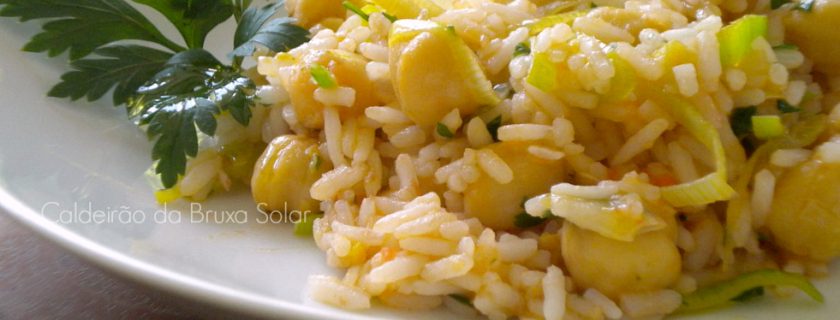Grão de bico com arroz para emagrecer
