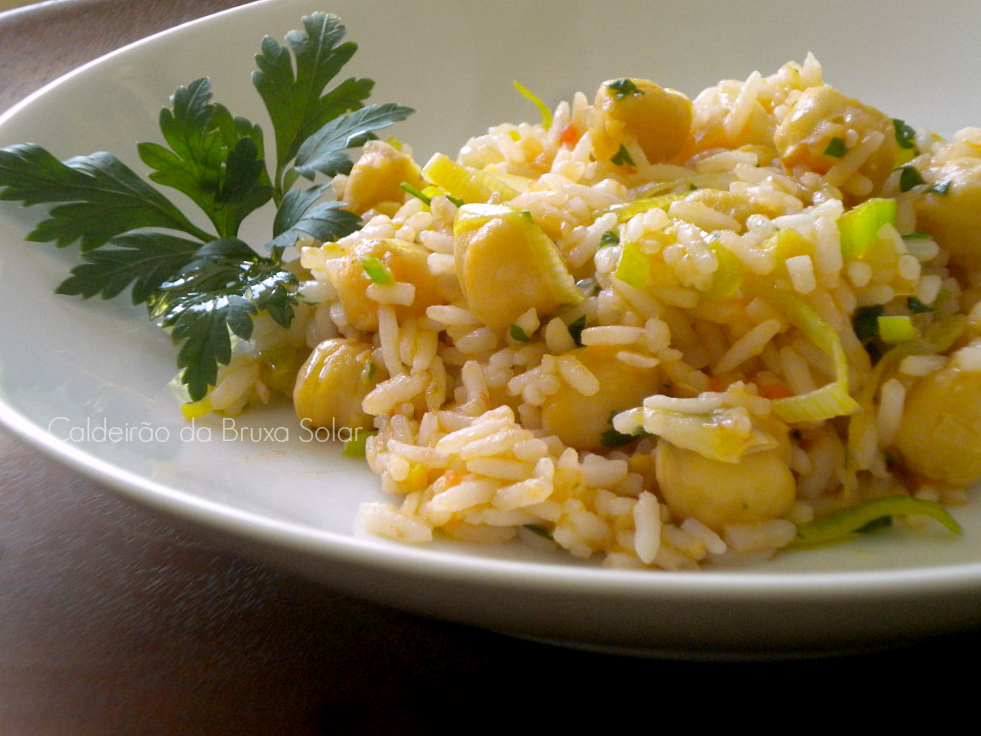 Grão de bico com arroz para emagrecer
