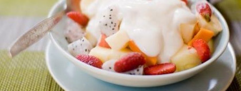 Dieta de iogurte e frutas