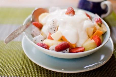 Dieta de iogurte e frutas