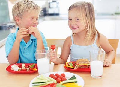 Alimentação saudável para as crianças