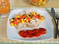 Receita saudável: Pescado em papillote com manga e uva