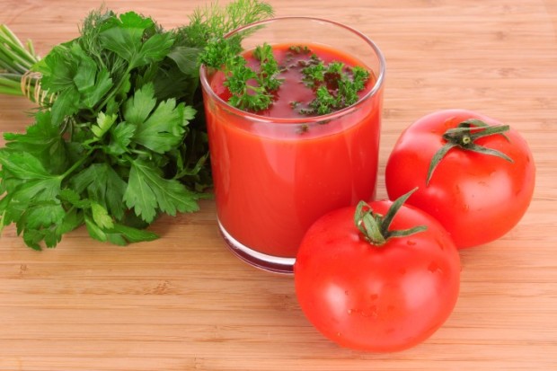 Suco de tomate uma excelente escolha para começar o dia