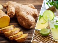 Suco de gengibre e limão para reduzir o colesterol ruim
