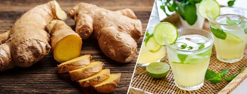 Suco de gengibre e limão para reduzir o colesterol ruim