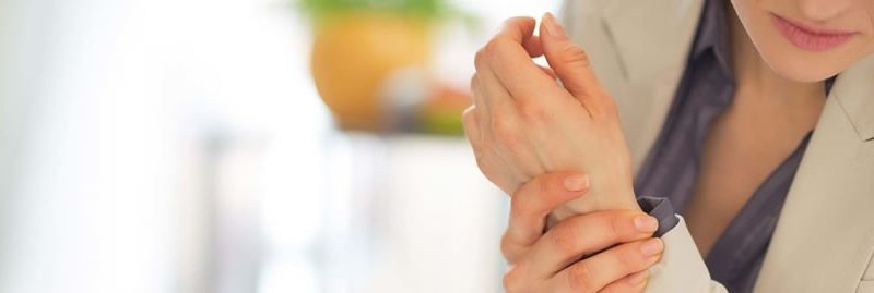 Tratamento natural para mãos e pulsos doloridos