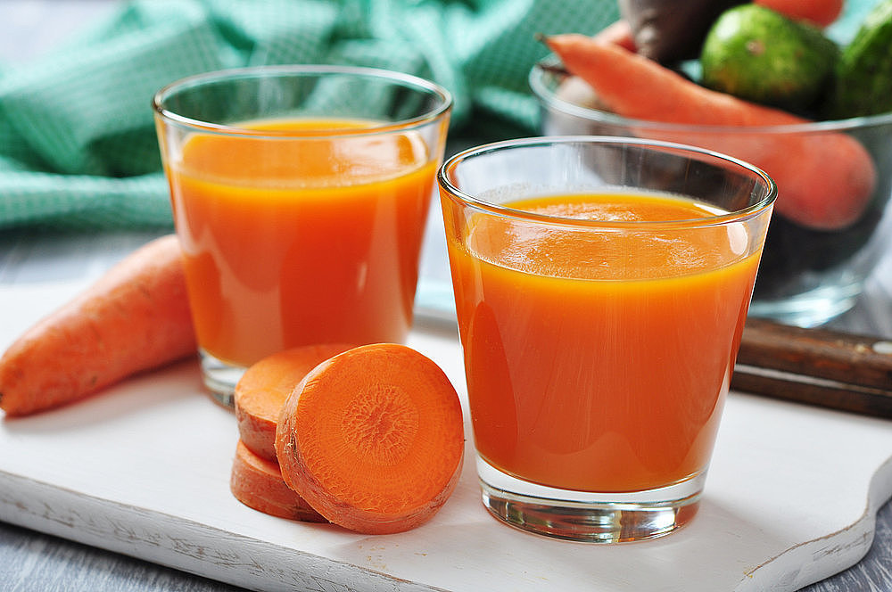 Suco de cenoura e limão para emagrecer