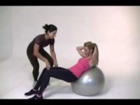 Exercícios de abdômen e glúteos