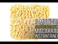 Macarrão Instantâneo: 3 motivos para não consumir!