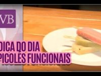 Picolés funcionais para emagrecer e combater a celulite