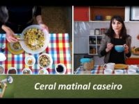 Receita caseira de cereal matinal saudável para sua dieta