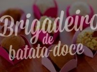 Receita de brigadeiro de batata doce saudável