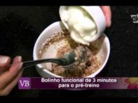 Receita saudável: bolinho funcioanal para o pré-treino