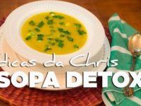 Sopa detox: receita fácil e rápida para ajudar a emagrecer