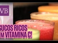 Suco rico em vitamina C para melhorar o sistema imunológico
