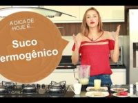 Suco termogênico para ajudar a perder peso